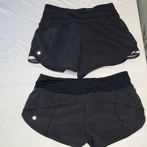 Lululemon running shorts